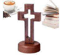 Catholic Easter Wooden Home Decoration - Christ's Religious Table Center Decoration - For Office Bedroom Bathroom Shelf Wall Church Party Wedding Men Women