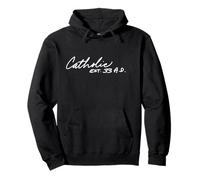Catholic est 33 AD Christianity faith hope love 33 Pullover Hoodie