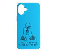 Catholic Eucharist This Is My Body Case for iPhone 16 Plus