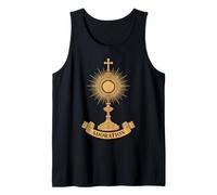 Catholic Eucharistic Adoration Monstrance Blessed Sacrament Tank Top