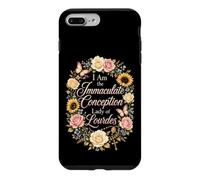 Catholic Faith Floral I Am The Immaculate Conception Lourdes Case for iPhone 7 Plus/8 Plus