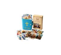 Catholic Genuine Holy Card Holder with 54 Prayer Cards,Pocket Prayer Card Organizer with Snap Closure,Catholic Prayer Card Holder,Portable Booklet Case Wallet Medals and Tokens Christian Gifts