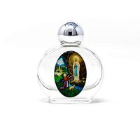 Catholic Gift Shop Lourdes Holy Water in a Glass Bottle Filled with Blessed Lourdes Water + Lourdes Prayer Card.