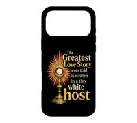 Catholic Greatest Love Story Written In A Host Gift Case for iPhone 17 Pro Max