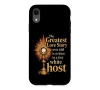 Catholic Greatest Love Story Written In A Host Gift Case for iPhone XR