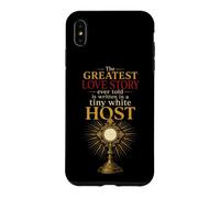 Catholic Greatest Love Story Written In A Host Gift Case for iPhone XS Max