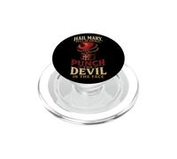 Catholic Hail Mary Full Of Grace Punch The Devil Gift PopSockets PopGrip for MagSafe