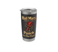 Catholic Hail Mary Full of Grace Punch The Devil Gift Stainless Steel Insulated Tumbler