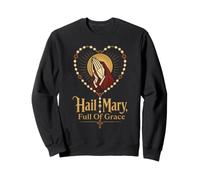 Catholic Hail Mary Full Of Grace Rosary Gift Sweatshirt