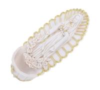 Catholic Holy Water Font for Wall, Resin Beige Hanging Ornament