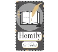 Catholic Homily Notebook: Single-Page Edition (Graphite Cover): Organized Homily Notes for Readings, Psalm, and Gospel Reflections