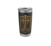 Catholic IC XC Nika Byzantine Cross Faith Gift Stainless Steel Insulated Tumbler