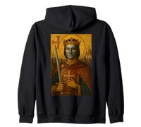 Catholic Icon of King Baldwin IV Zip Hoodie