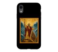 Catholic Icon of Moses parting the Red Sea Case for iPhone XR