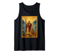 Catholic Icon of Moses Parting the Red Sea Tank Top