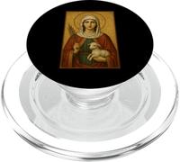 Catholic Icon of Saint Agnes PopSockets PopGrip for MagSafe