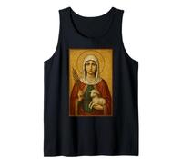 Catholic Icon of Saint Agnes Tank Top