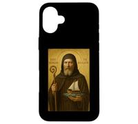 Catholic Icon of Saint Brendan the Navigator Case for iPhone 16 Plus