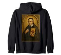 Catholic Icon of Saint John Eudes Zip Hoodie