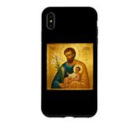 Catholic Icon of Saint Joseph with the Christ Child Case for iPhone XS Max