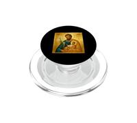 Catholic Icon of Saint Joseph with the Christ Child PopSockets PopGrip for MagSafe