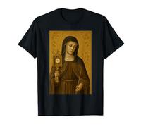 Catholic Icon of St Clare of Assisi T-Shirt