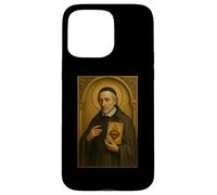 Catholic Icon of St John Eudes Case for iPhone 15 Pro Max