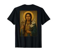Catholic Icon of St. Kateri Tekakwitha T-Shirt