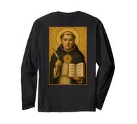 Catholic Icon: Saint Thomas Aquinas Long Sleeve T-Shirt