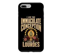 Catholic Immaculate Conception Lady Of Lourdes Marian Cross Case for iPhone 7 Plus/8 Plus