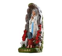 Catholic Immaculate Heart Of Mary Statue - Virgin Mary Figure For Altar, Religious To Mom, Statue Home Decor, 10.8 Inch, Hand Painted By Buildclassic, Religious Sculpture