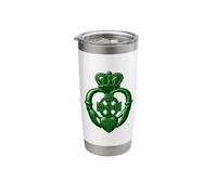 Catholic Irish Christian Claddagh with Celtic Cross Stainless Steel Insulated Tumbler