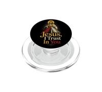 Catholic Jesus I Trust In You Divine Mercy Gift PopSockets PopGrip for MagSafe
