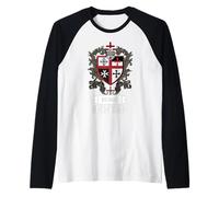 Catholic Knight Templar Crusader Cross Latin Raglan Baseball Tee