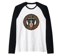 Catholic Knight Templar Crusader Cross Latin Raglan Baseball Tee