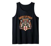 Catholic Knight Templar Crusader Cross Latin Tank Top
