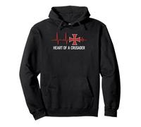 Catholic Knight Templar Crusader Cross Pullover Hoodie