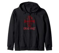 Catholic Knight Templar Crusader Cross Zip Hoodie