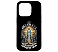 Catholic Knight Templar Our Lady of Fatima Marian Case for iPhone 15 Pro