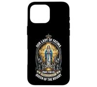 Catholic Knight Templar Our Lady of Fatima Marian Case for iPhone 16 Pro Max