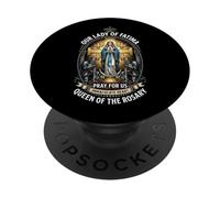 Catholic Knight Templar Our Lady of Fatima Marian PopSockets Adhesive PopGrip