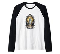 Catholic Knight Templar Our Lady of Fatima Marian Raglan Baseball Tee