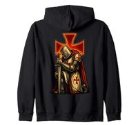 Catholic Knights Templar - Warrior of Christ Zip Hoodie
