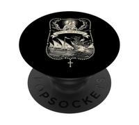 Catholic Lepanto Battle Flag 1571 Crusader PopSockets Adhesive PopGrip