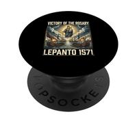 Catholic Lepanto Battle Flag 1571 Crusader PopSockets Adhesive PopGrip