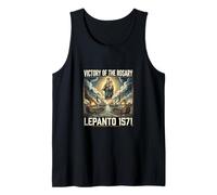 Catholic Lepanto Battle Flag 1571 Crusader Tank Top