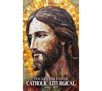 Catholic Liturgical Pocket Calendar 2026 - 2027: 2-Year Mini Organizer with Christian Feasts, Saints, and Seasons | Christ Mosaic