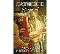Catholic Liturgical Pocket Calendar 2026 - 2027: 2-Year Pocket Planner with Catholic Feasts, Saints, and Liturgical Seasons | A Light to the Gentiles