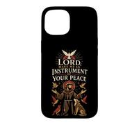 Catholic Lord Make Me An Instrument Of Peace Gift Case for iPhone 15