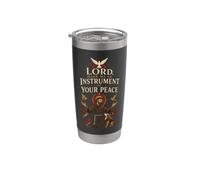 Catholic Lord Make Me an Instrument of Peace Gift Stainless Steel Insulated Tumbler